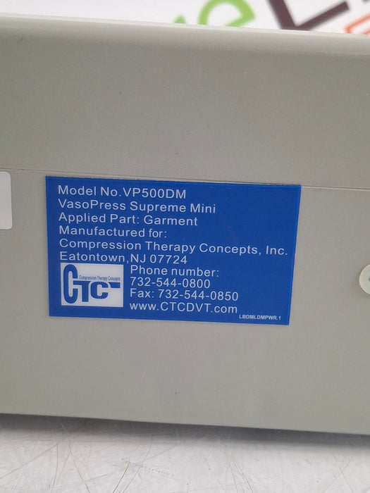 CTC VasoPress Supreme Mini VP500DM Pump