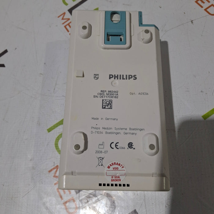 Philips M3001A-A01C06 Fast SpO2, NIBP, ECG, Temp, IBP MMS Module