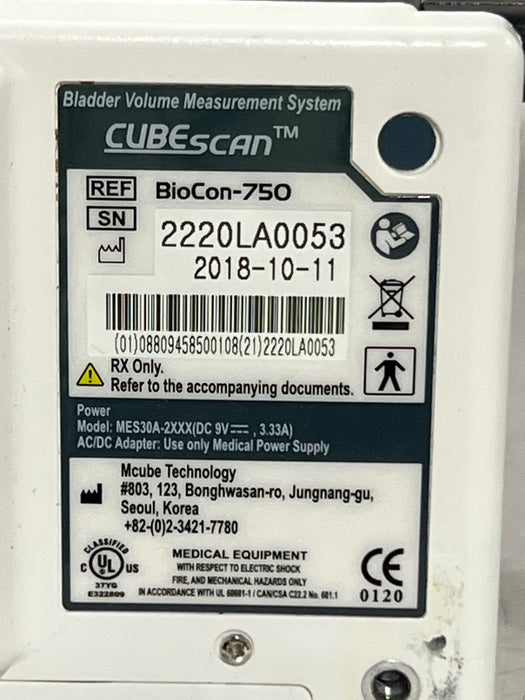 Medline CubeScan BioCon 750 Bladder Scanner