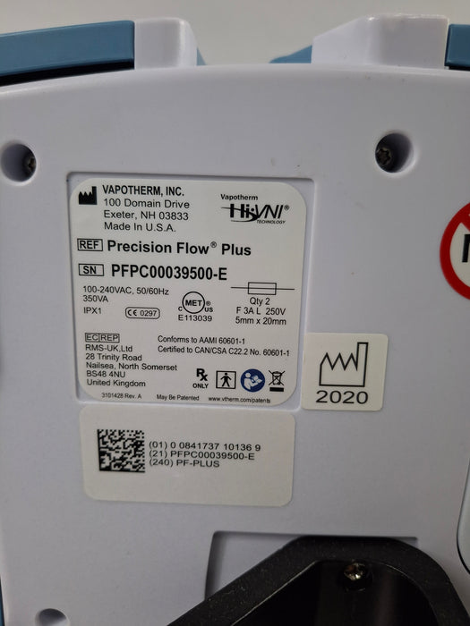 Vapotherm Precision Flow Plus Meter Humidifier