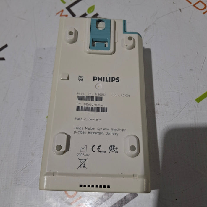Philips M3001A-A01C06 Fast SpO2, NIBP, ECG, Temp, IBP MMS Module