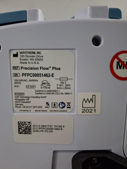Vapotherm Precision Flow Plus Meter Humidifier
