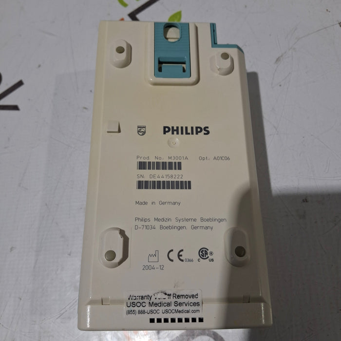 Philips M3001A-A01C06 Fast SpO2, NIBP, ECG, Temp, IBP MMS Module