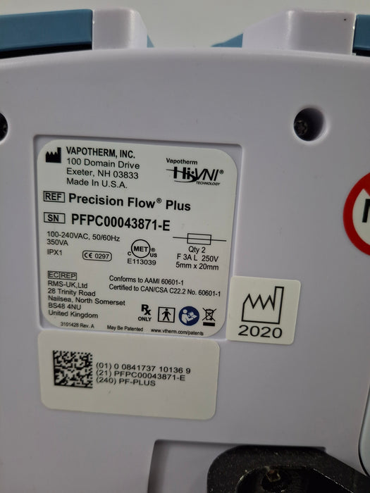 Vapotherm Precision Flow Plus Meter Humidifier