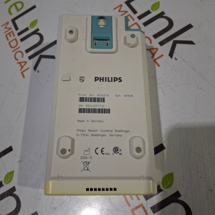 Philips M3001A-A01C06 Fast SpO2, NIBP, ECG, Temp, IBP MMS Module