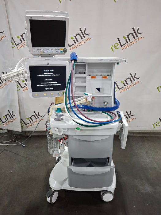 GE Healthcare Avance CS2 Anesthesia System