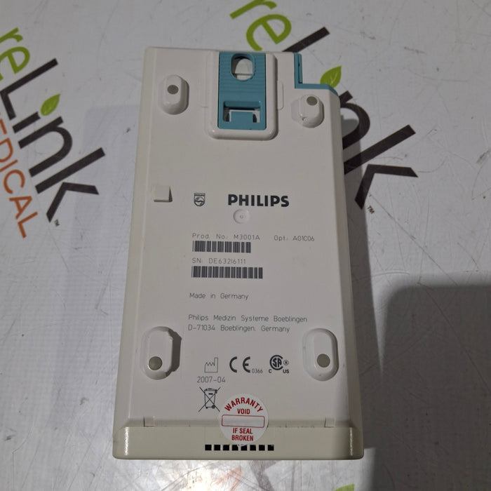 Philips M3001A-A01C06 Fast SpO2, NIBP, ECG, Temp, IBP MMS Module