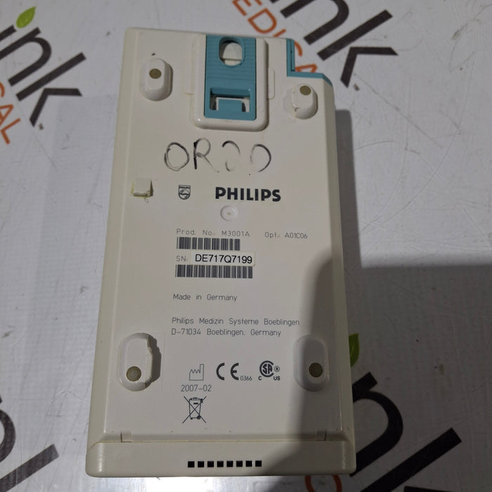 Philips M3001A-A01C06 Fast SpO2, NIBP, ECG, Temp, IBP MMS Module