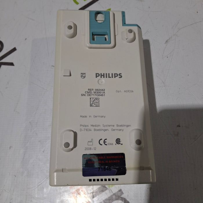 Philips M3001A-A01C06 Fast SpO2, NIBP, ECG, Temp, IBP MMS Module