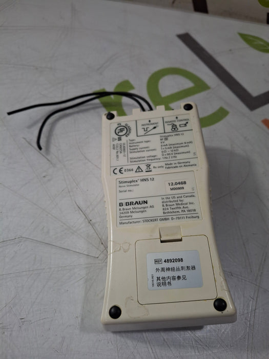 B. Braun Stimuplex HNS 12 Nerve Stimulator