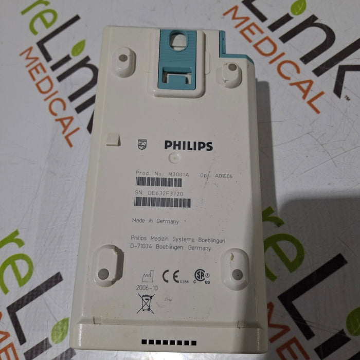 Philips M3001A-A01C06 Fast SpO2, NIBP, ECG, Temp, IBP MMS Module