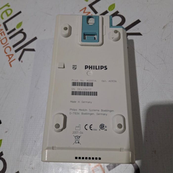 Philips M3001A-A01C06 Fast SpO2, NIBP, ECG, Temp, IBP MMS Module