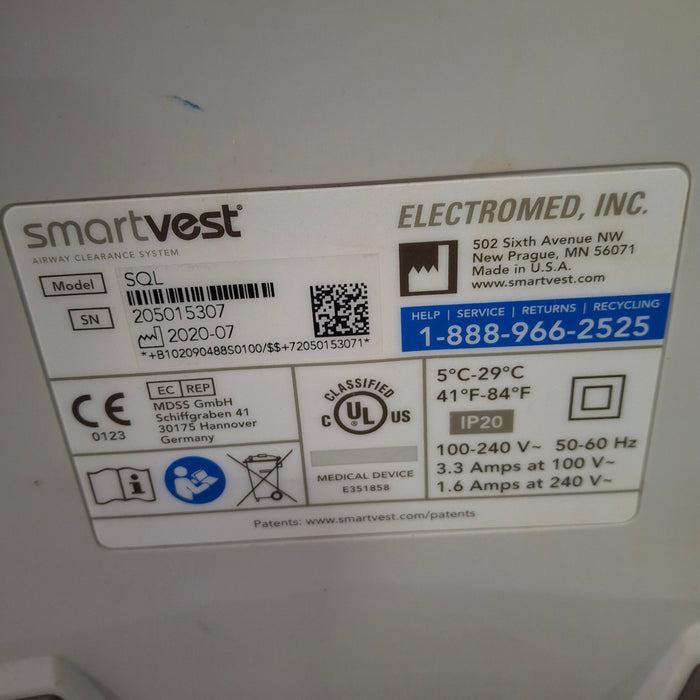 Electro-Med Health Industries SmartVest SQL Airway Clearance Device