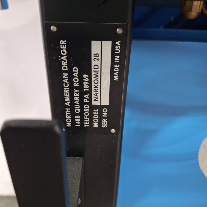 Draeger Medical Narkomed 2B Anesthesia Machine