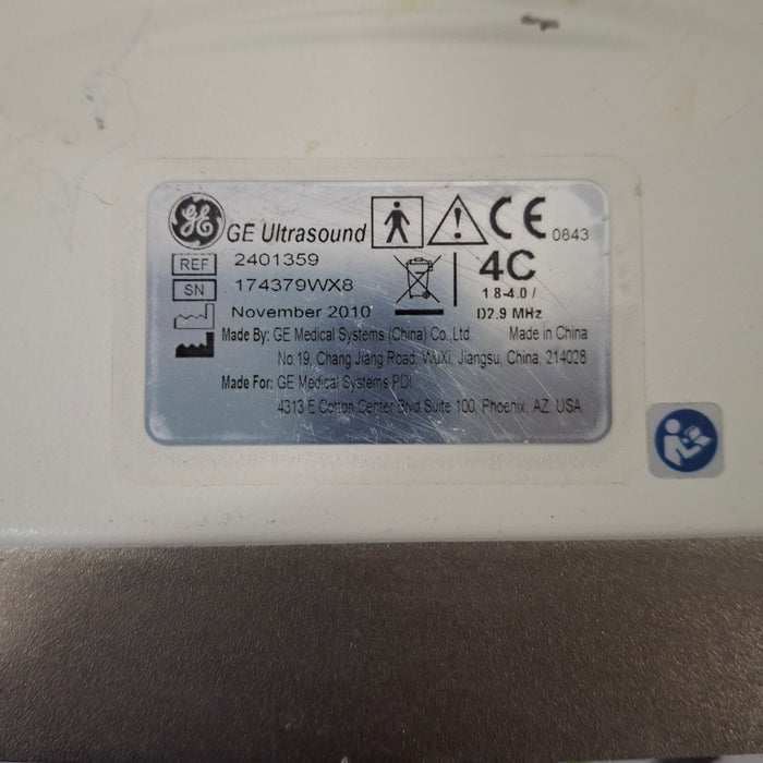 GE Healthcare 4C Convex Transducer