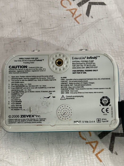 Moog Medical Enteralite Infinity Enteral Feeding Pump