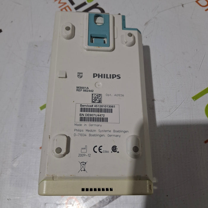 Philips M3001A-A01C06 Fast SpO2, NIBP, ECG, Temp, IBP MMS Module