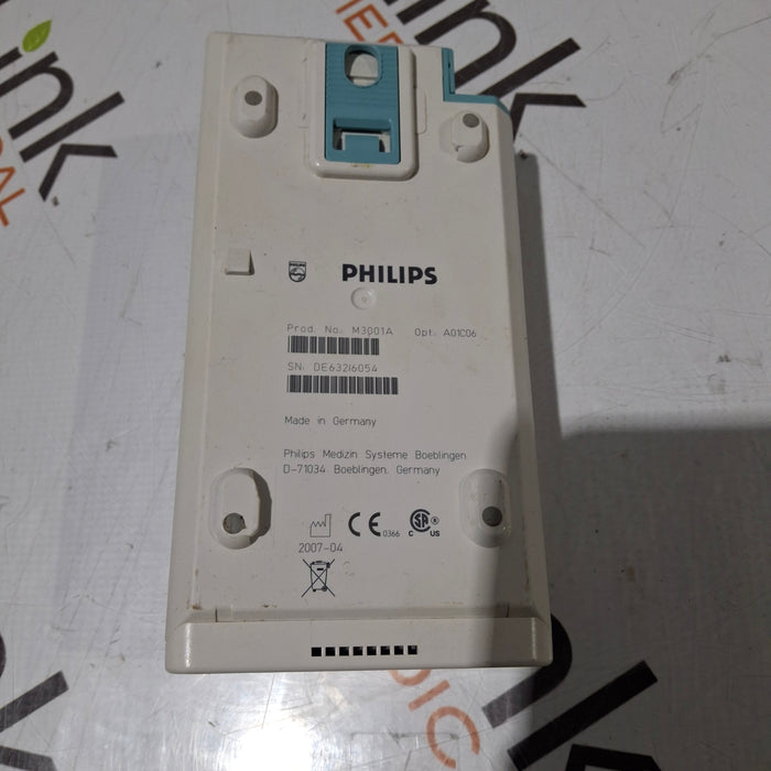 Philips M3001A-A01C06 Fast SpO2, NIBP, ECG, Temp, IBP MMS Module