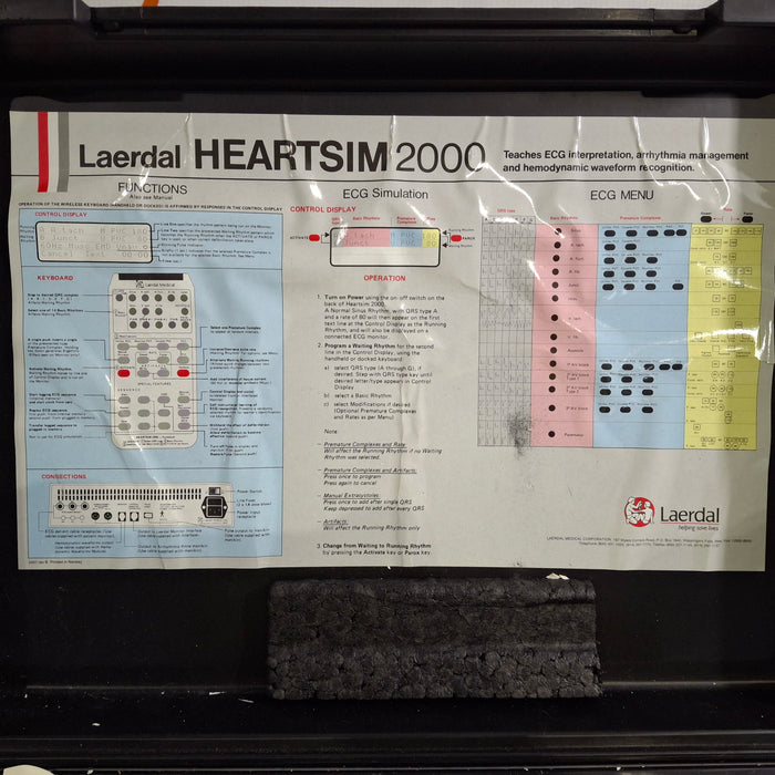Laerdal Medical Heartsim 2000 ECG Simulator