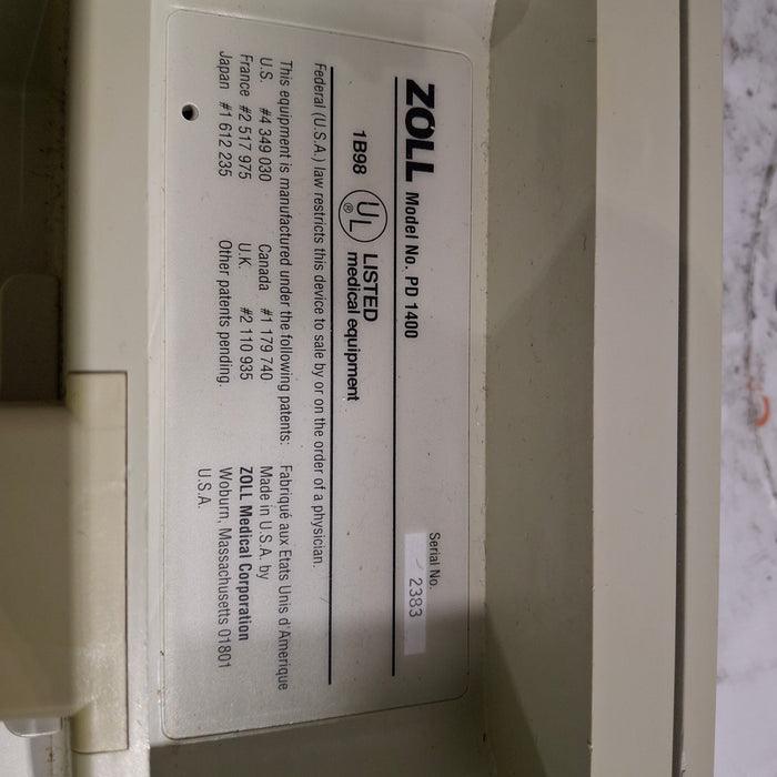 Zoll PD1400 Defibrillator