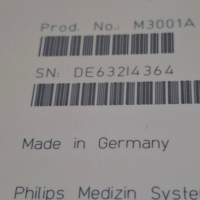 Philips M3001A-A01C06 Fast SpO2, NIBP, ECG, Temp, IBP MMS Module