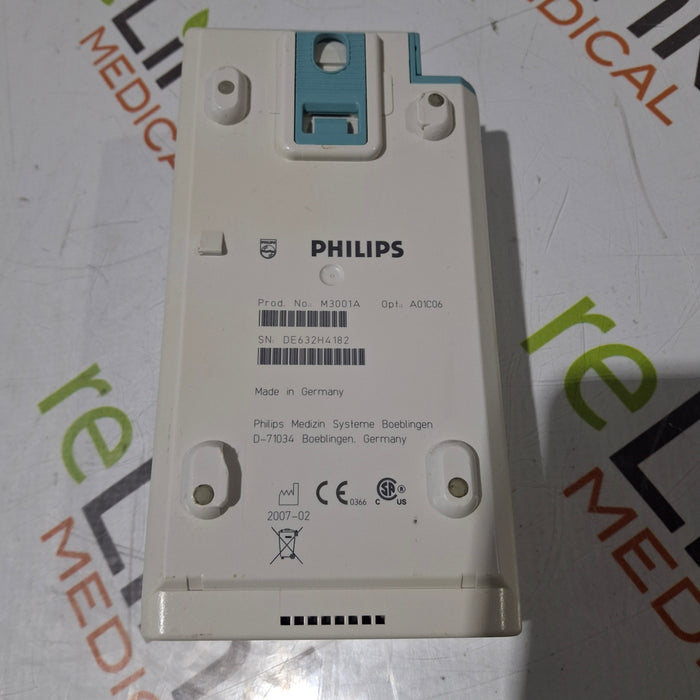 Philips M3001A-A01C06 Fast SpO2, NIBP, ECG, Temp, IBP MMS Module
