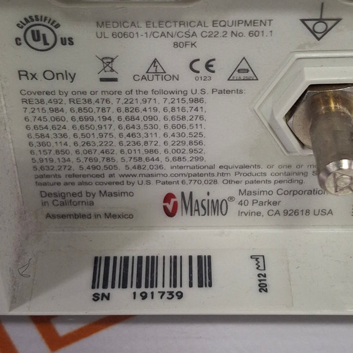 Masimo Radical 7 Pulse Oximeter w/ Base