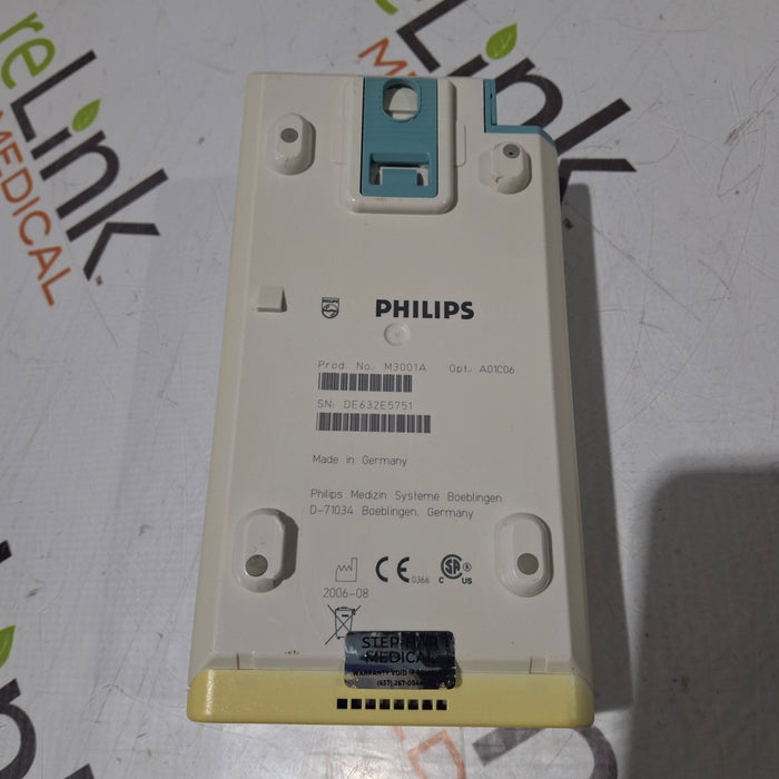 Philips M3001A-A01C06 Fast SpO2, NIBP, ECG, Temp, IBP MMS Module