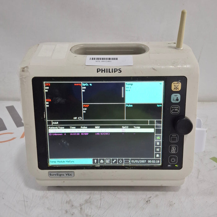 Philips SureSigns VS4 Vital Signs Monitor