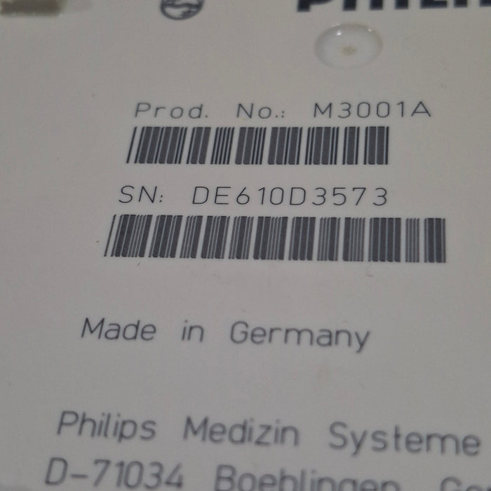 Philips M3001A-A01C06 Fast SpO2, NIBP, ECG, Temp, IBP MMS Module