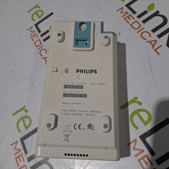 Philips M3001A-A01C06 Fast SpO2, NIBP, ECG, Temp, IBP MMS Module