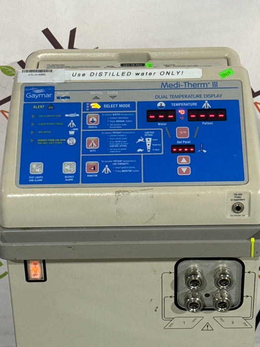 Gaymar Medi-Therm III MTA7900 Hyper/Hypothermia Machine