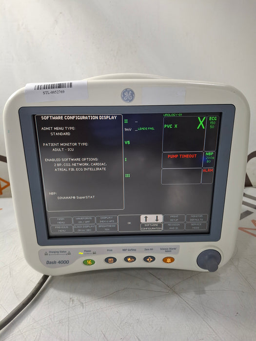 GE Healthcare Dash 5000 - Masimo SpO2 Patient Monitor