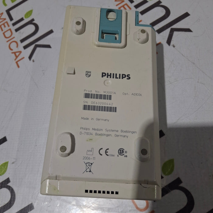 Philips M3001A-A01C06 Fast SpO2, NIBP, ECG, Temp, IBP MMS Module
