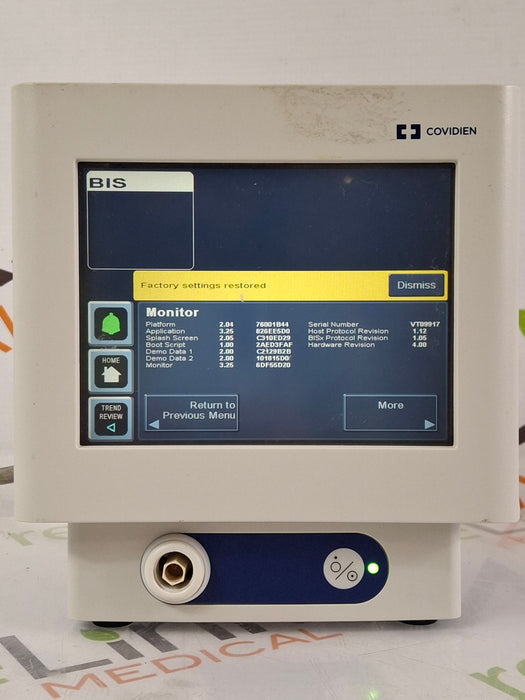 Covidien BIS Monitoring System Bispectral Index Monitor
