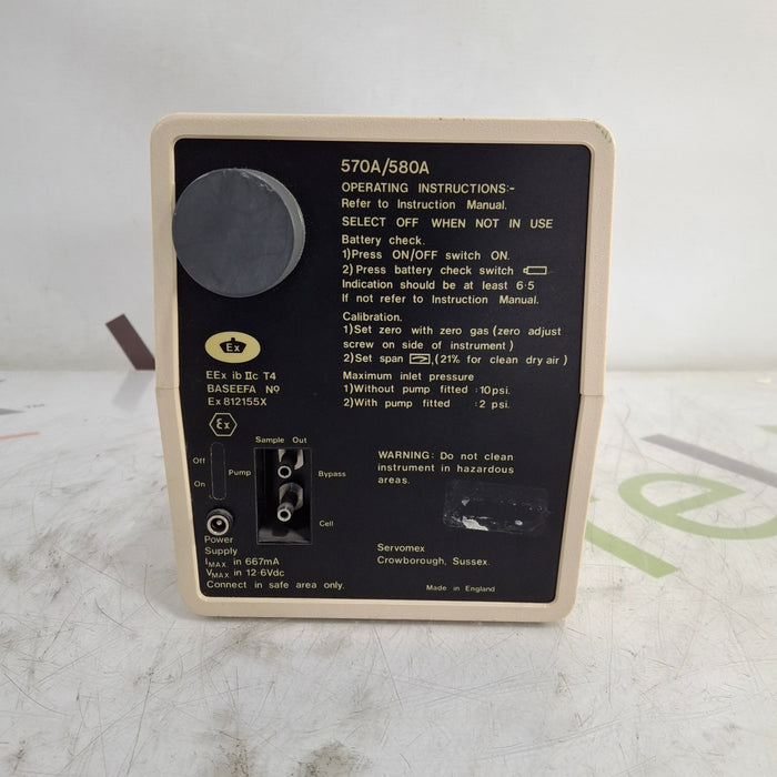 Servomex 570A Oxygen Analyser