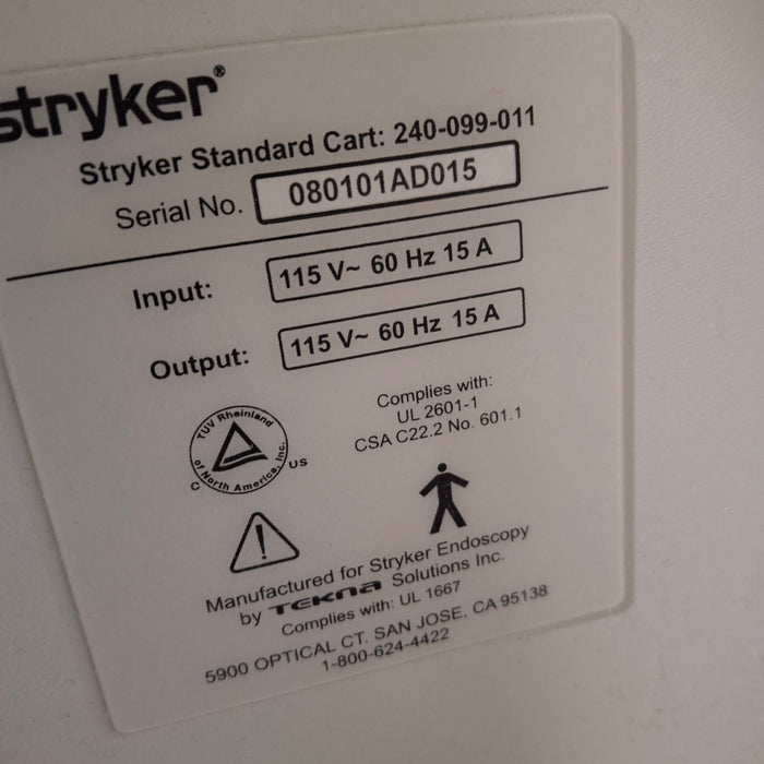 Stryker 240-099-011 Standard Cart
