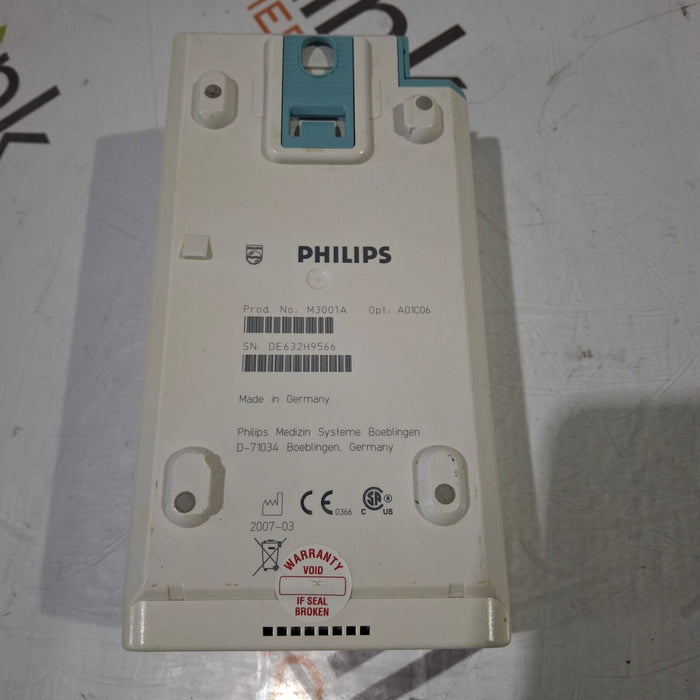 Philips M3001A-A01C06 Fast SpO2, NIBP, ECG, Temp, IBP MMS Module