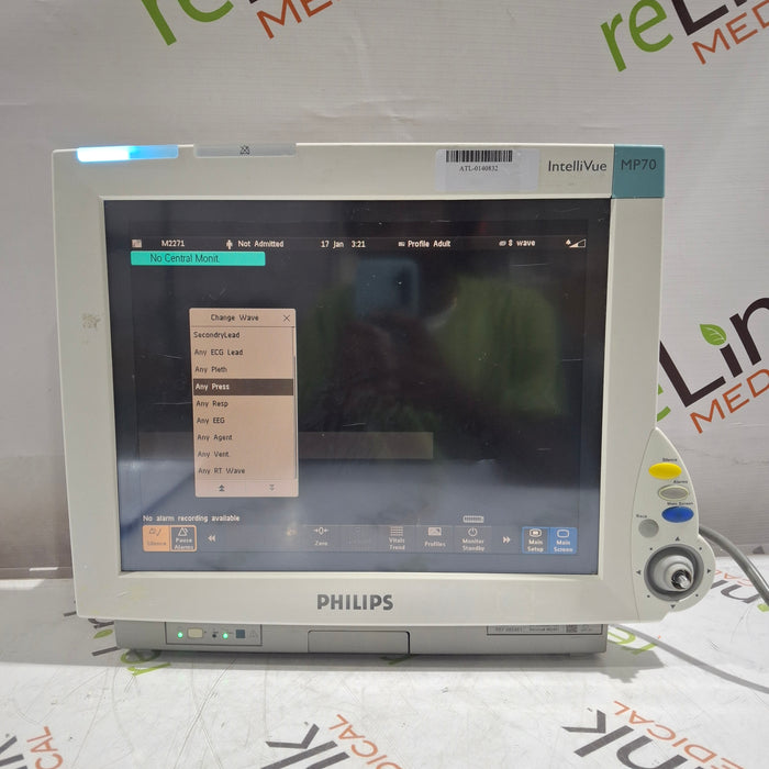 Philips IntelliVue MP70 Patient Monitor