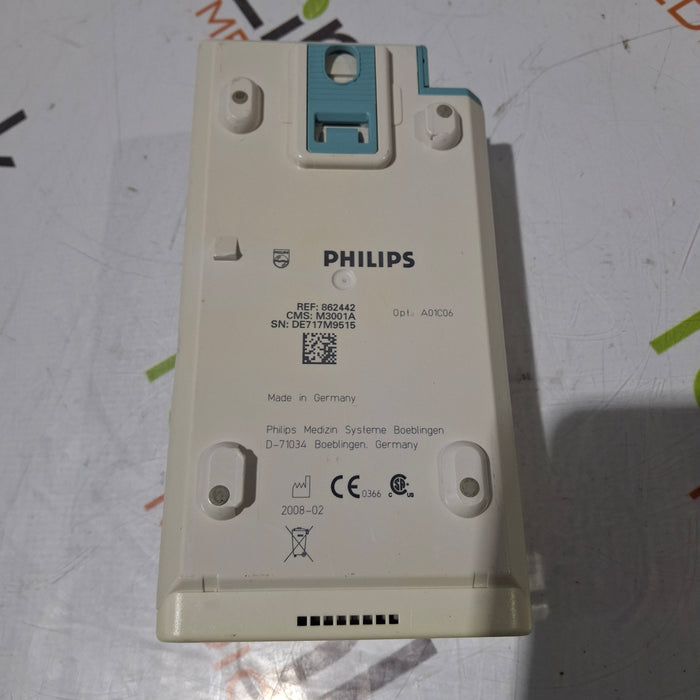 Philips M3001A-A01C06 Fast SpO2, NIBP, ECG, Temp, IBP MMS Module