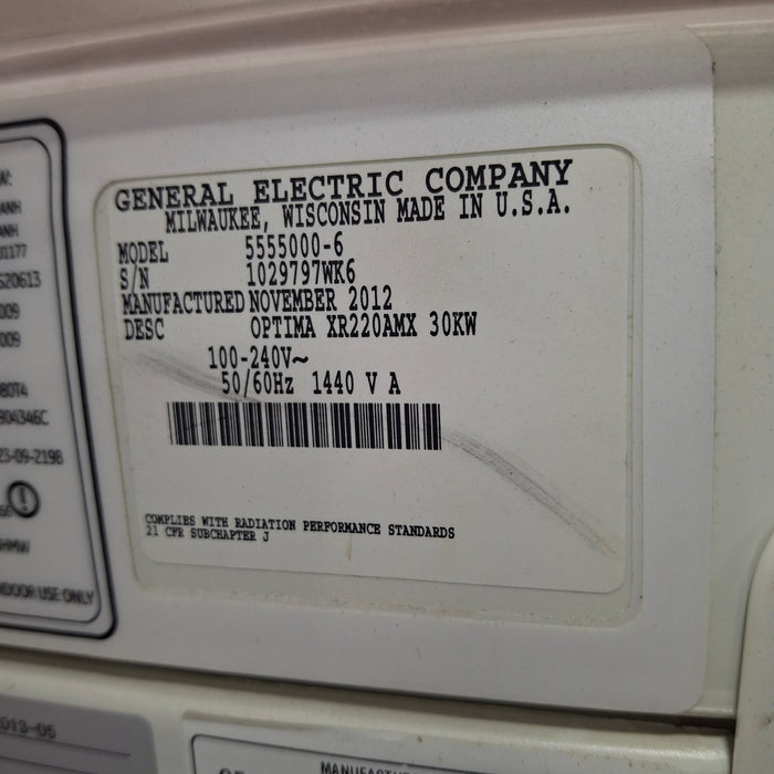 GE Healthcare Optima XR220 AMX Portable X-ray