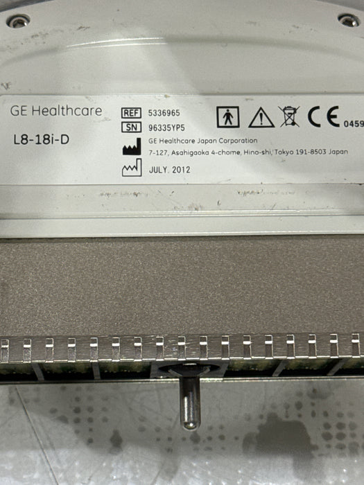 GE Healthcare L8-18i-D Linear Transducer