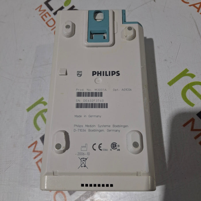 Philips M3001A-A01C06 Fast SpO2, NIBP, ECG, Temp, IBP MMS Module