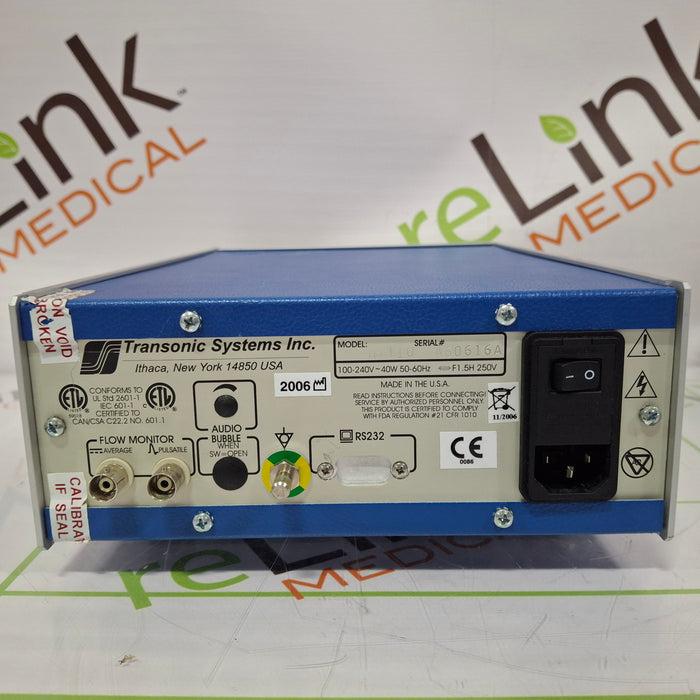 Transonic Systems INC HT110 Bypass Flow Meter