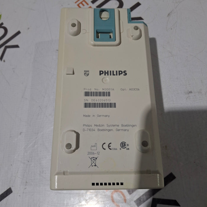 Philips M3001A-A03C06 Masimo SpO2, NIBP, ECG, Temp, IBP MMS Module