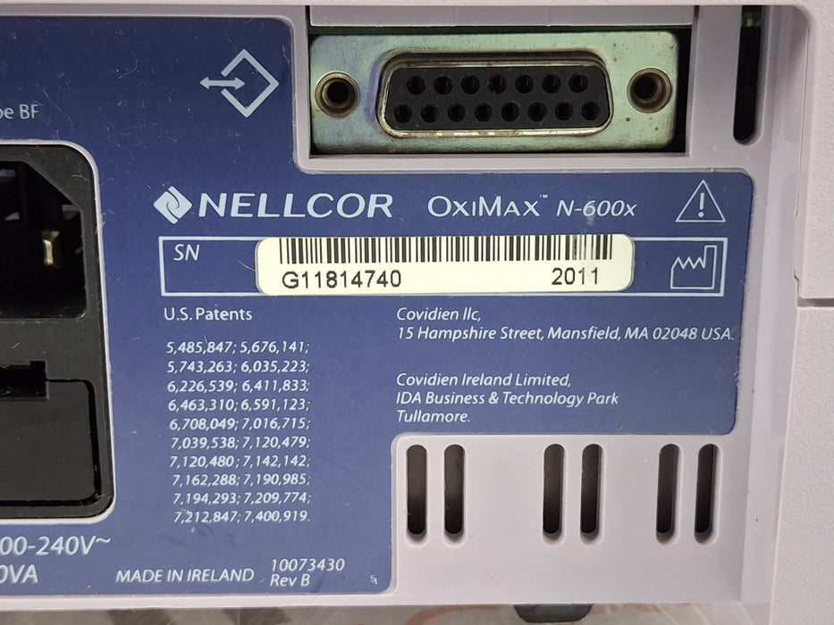 Nellcor OxiMax N-600x Pulse Oximeter