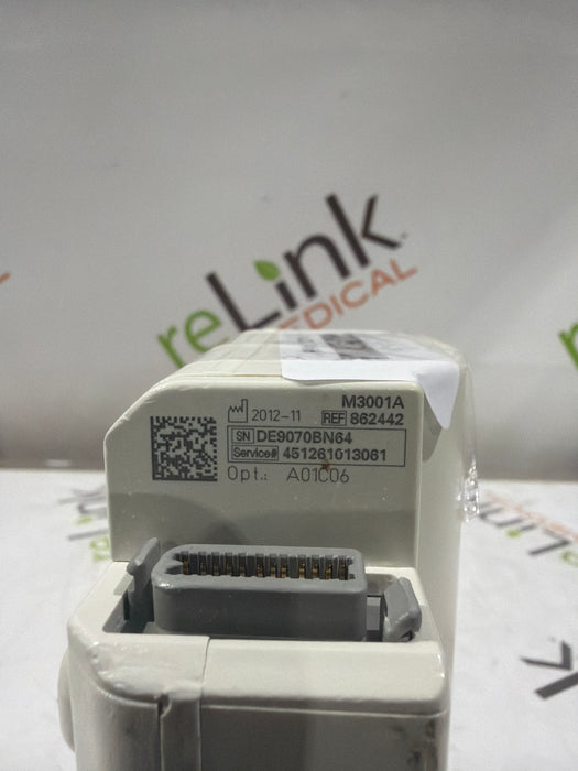 Philips M3001A-A01C06 Fast SpO2, NIBP, ECG, Temp, IBP MMS Module