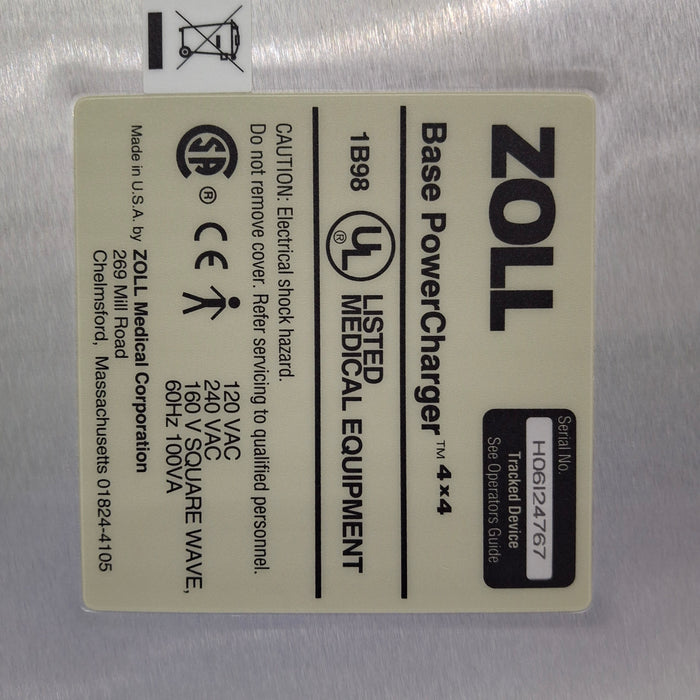 Zoll Base PowerCharger 4x4 Four Battery Charger