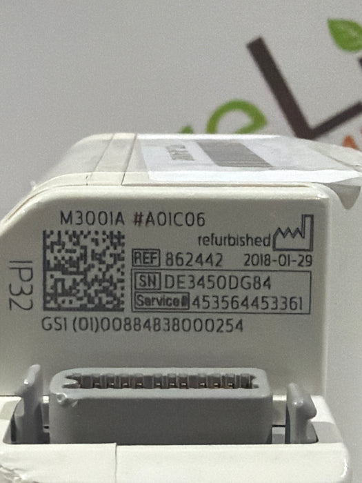 Philips M3001A-A01C06 Fast SpO2, NIBP, ECG, Temp, IBP MMS Module