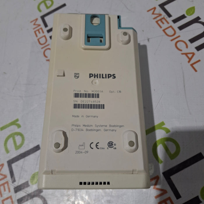 Philips M3001A-C18 Fast SpO2, NIBP, 12 lead ECG, Temp, IBP MMS Module